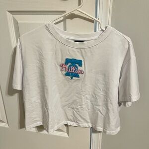 Philadelphia Phillies cropped tshirt size medium